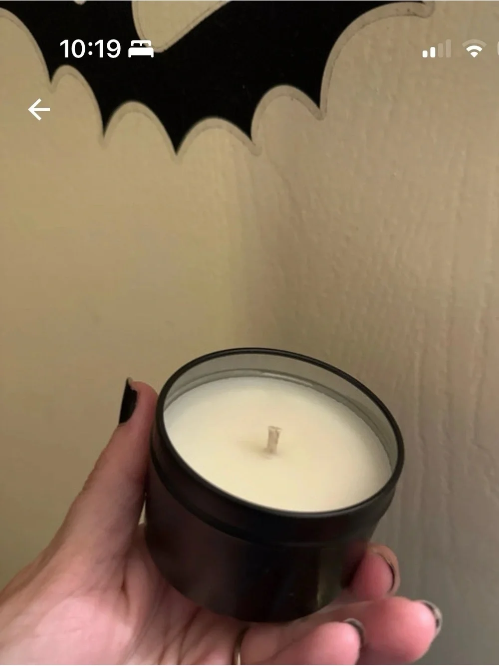 Twisted Retreat Candle•Citrus & Spices Crumbling Stecco - Black